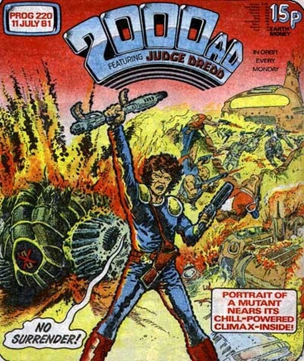 2000 AD #220 cover