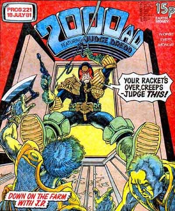 2000 AD #221 cover