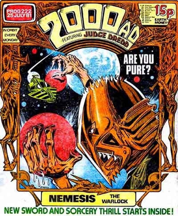 2000 AD #222 cover