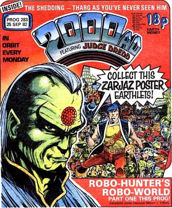 2000 AD #283 cover