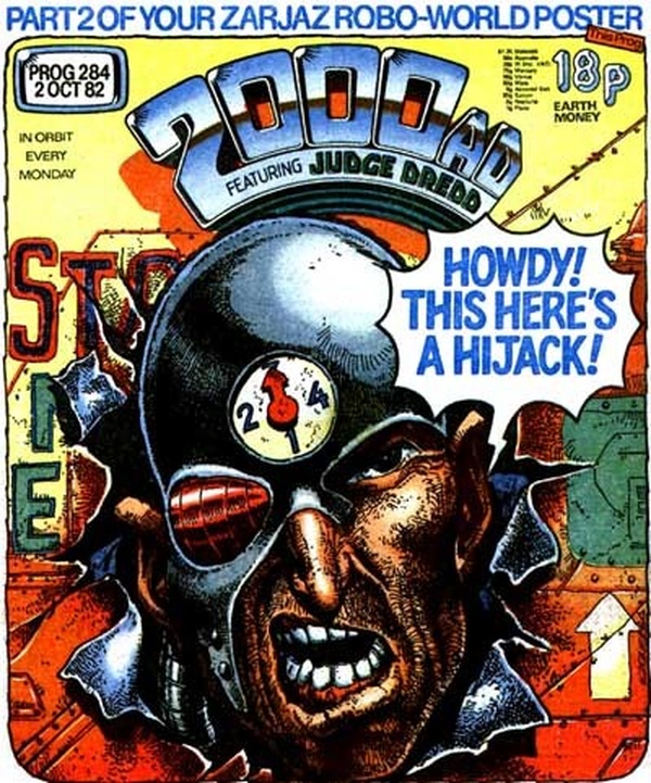 2000 AD #284 cover