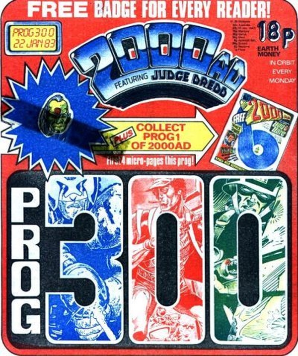 2000 AD #300 cover