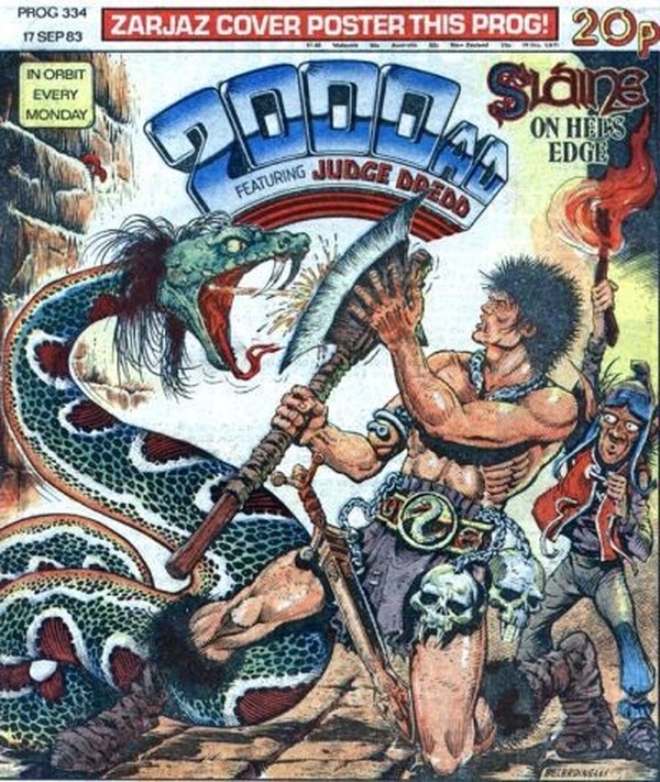 2000 AD #334 cover