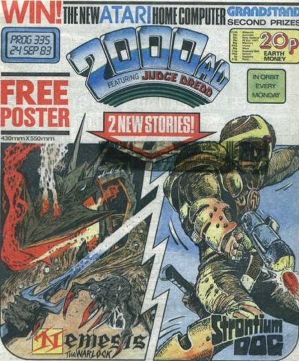 2000 AD #335 cover