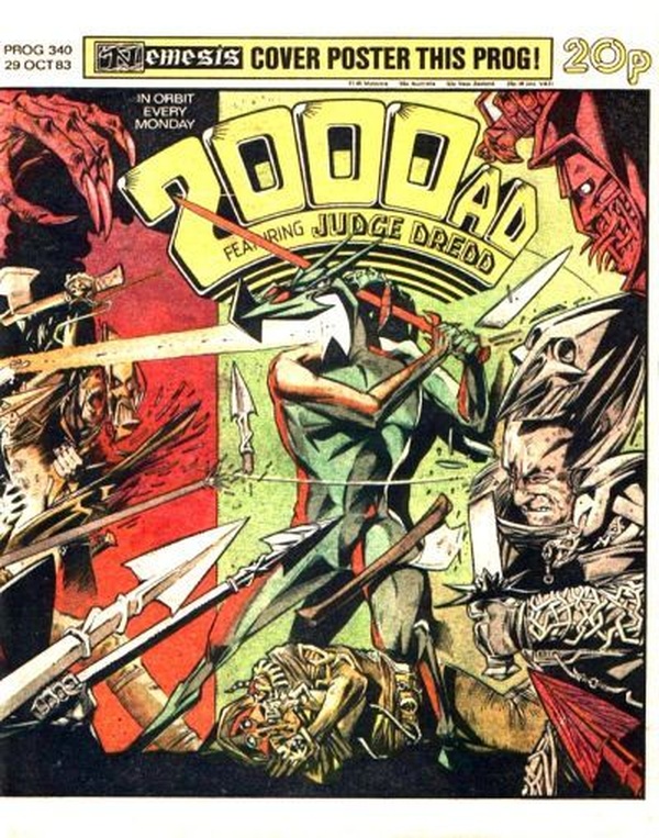 2000 AD #340 cover