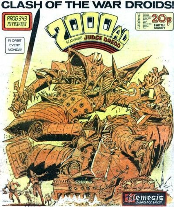 2000 AD #343 cover