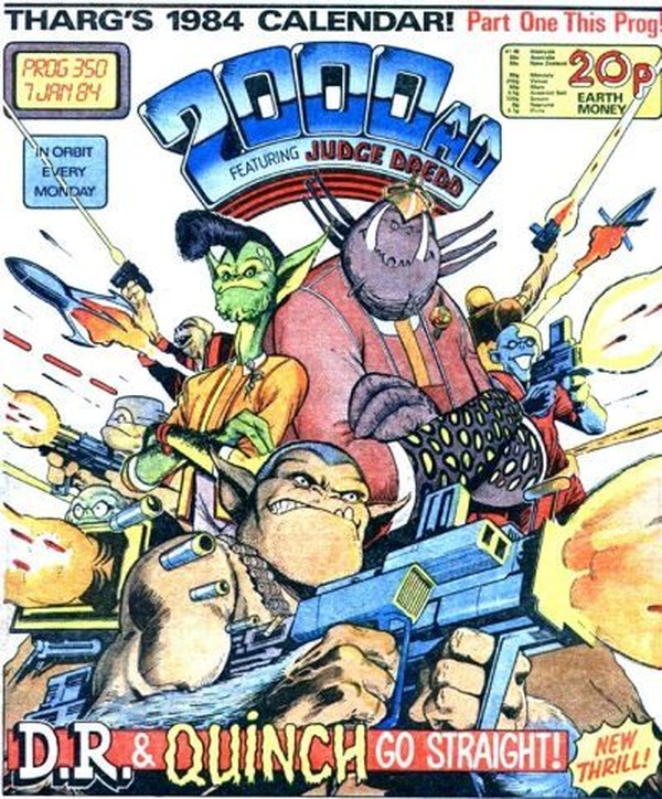 2000 AD #350 cover