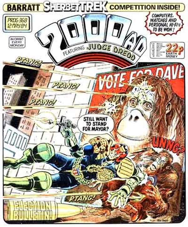 2000 AD #368 cover