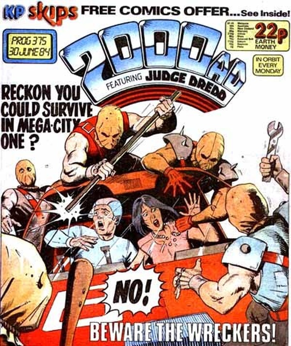 2000 AD #375 cover