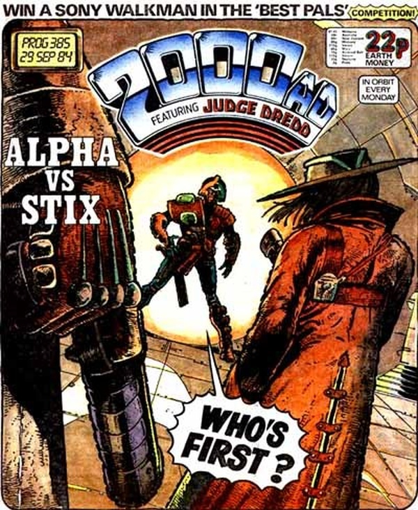2000 AD #385 cover