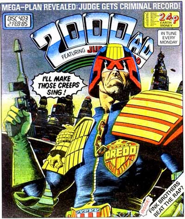2000 AD #403 cover