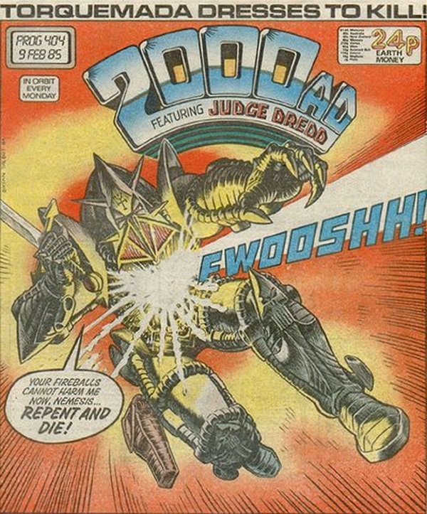 2000 AD #404 cover