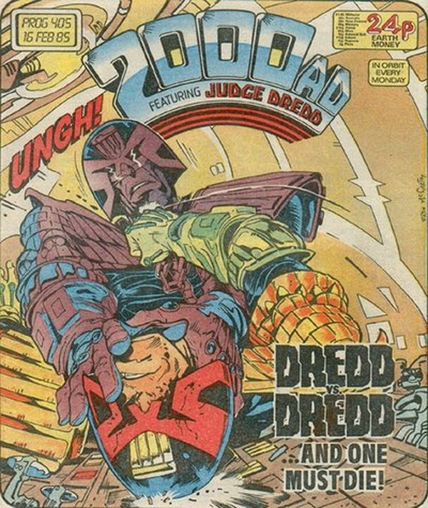 2000 AD #405 cover