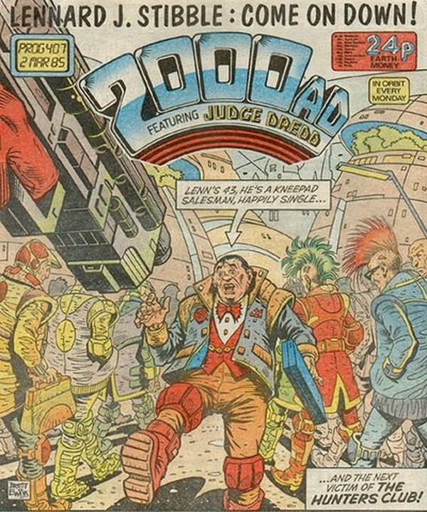 2000 AD #407 cover