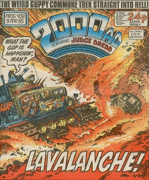 2000 AD #408 cover
