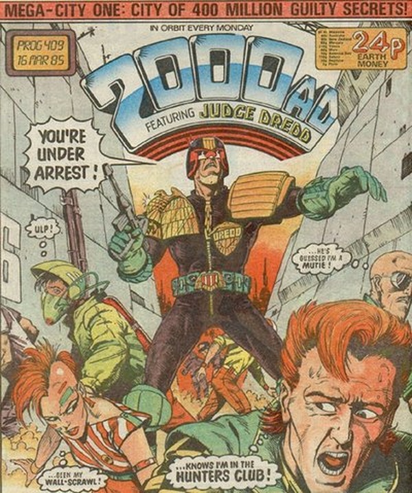2000 AD #409 cover