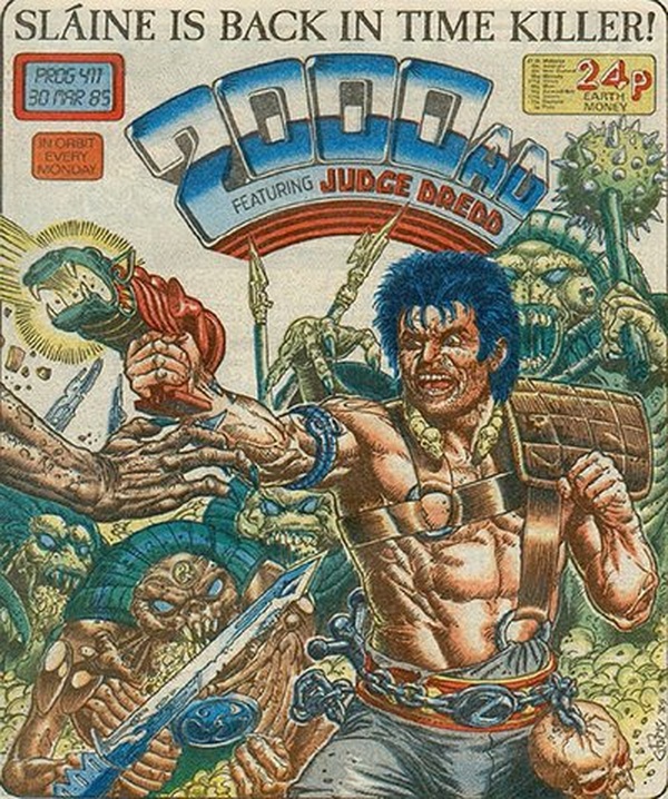 2000 AD #411 cover