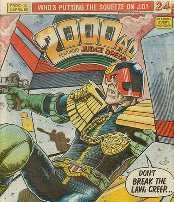 2000 AD #412 cover