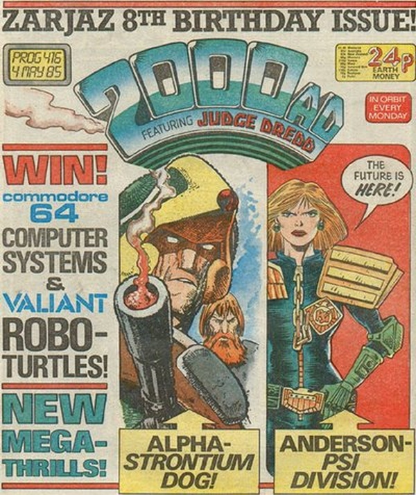 2000 AD #416 cover