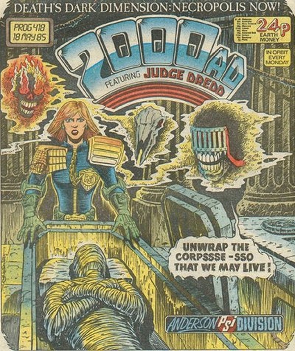 2000 AD #418 cover
