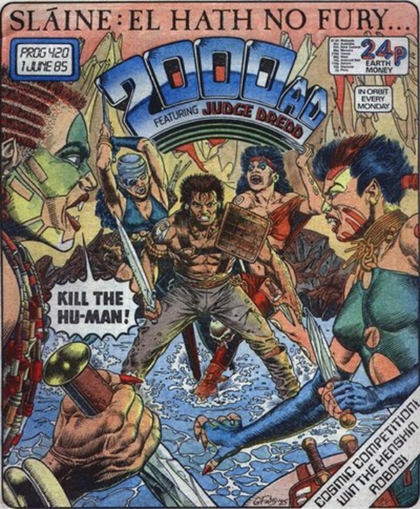 2000 AD #420 cover