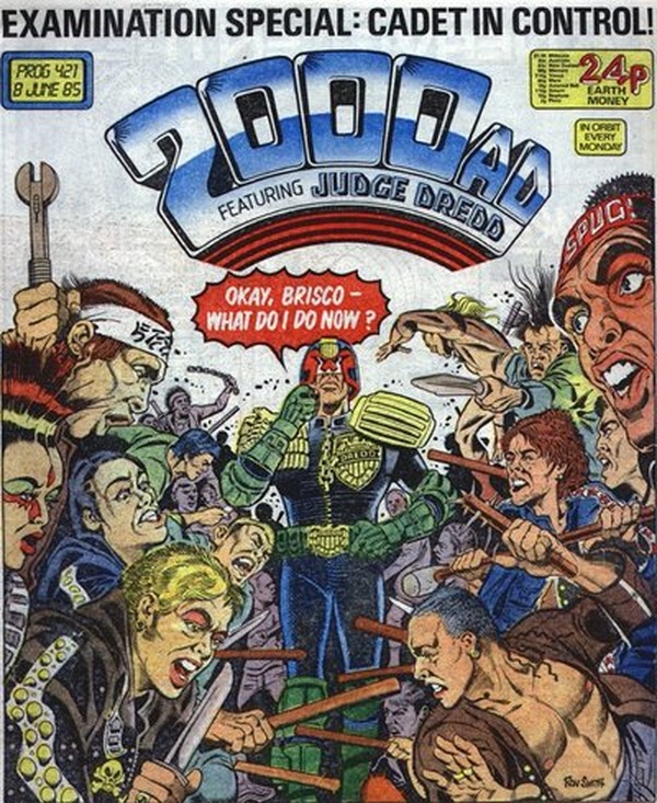 2000 AD #421 cover