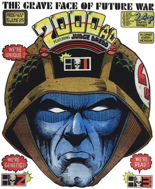 2000 AD #422 cover