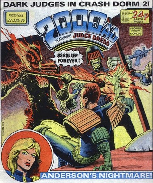 2000 AD #423 cover