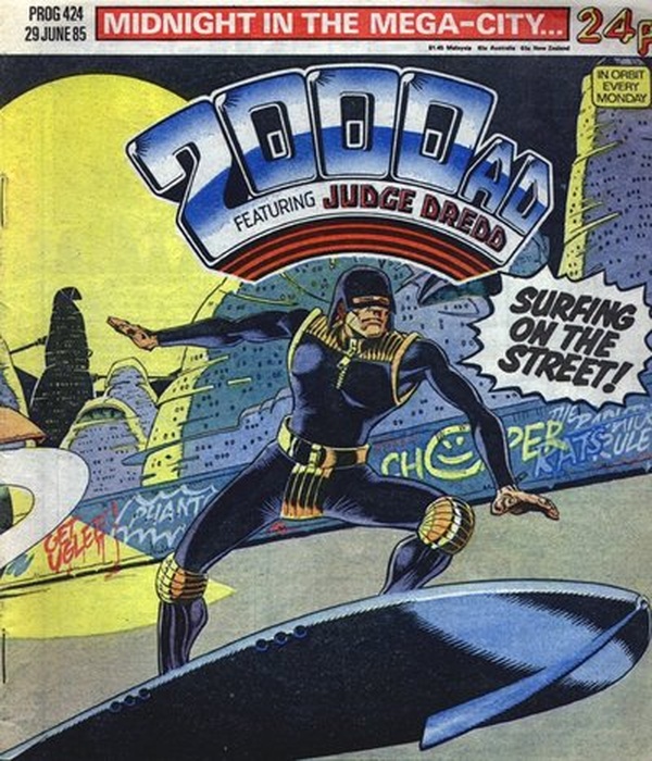 2000 AD #424 cover