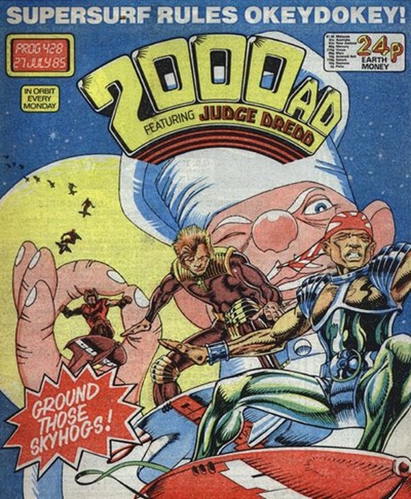2000 AD #428 cover