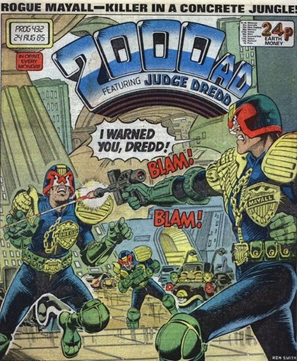 2000 AD #432 cover