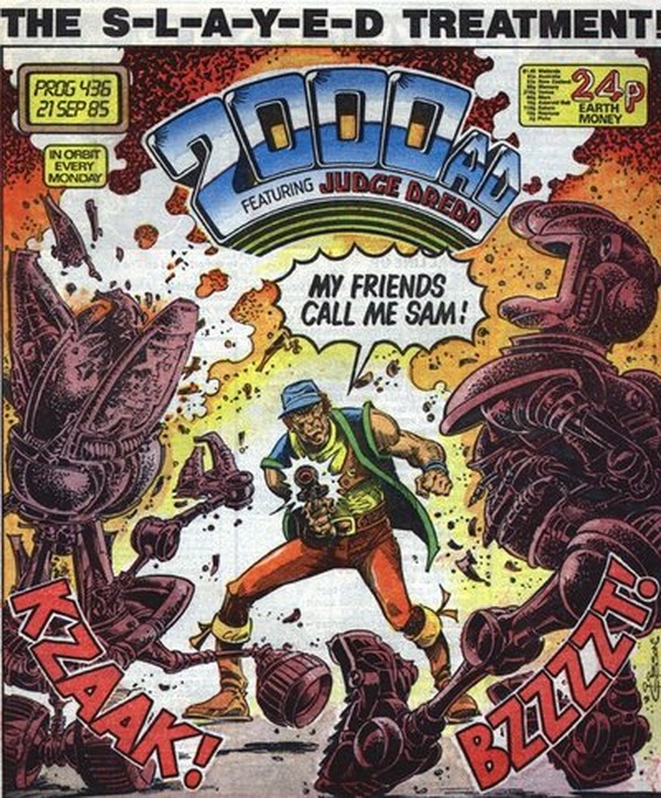 2000 AD #436 cover