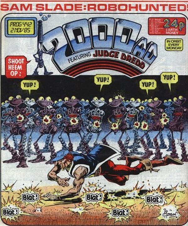 2000 AD #442 cover