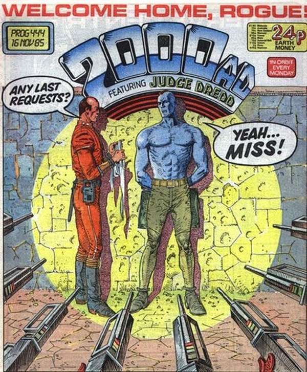 2000 AD #444 cover