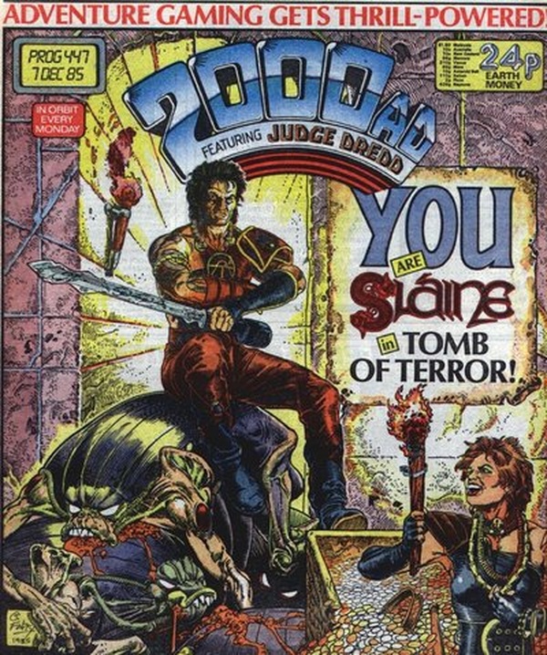2000 AD #447 cover