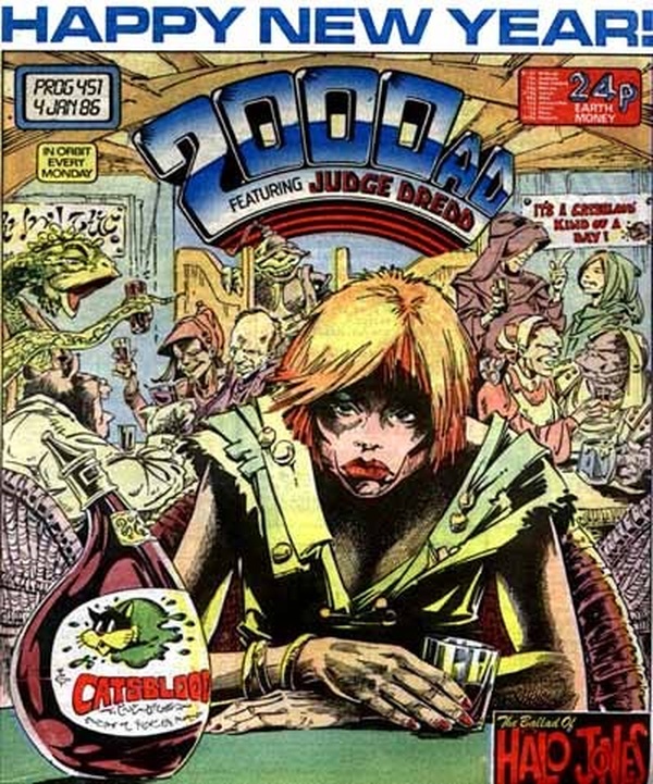 2000 AD #451 cover