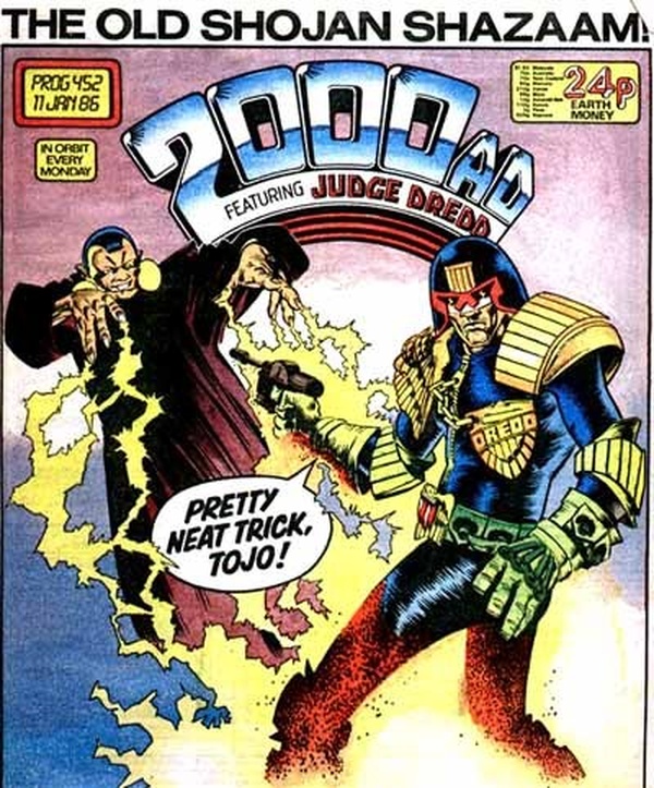 2000 AD #452 cover