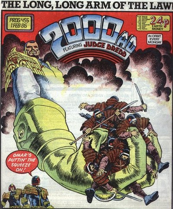 2000 AD #455 cover