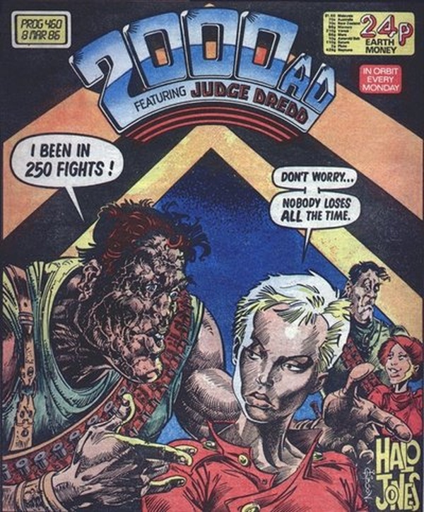 2000 AD #460 cover
