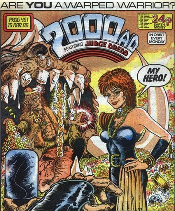 2000 AD #461 cover