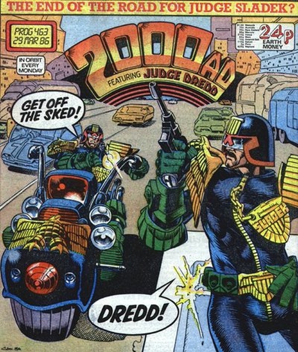 2000 AD #463 cover