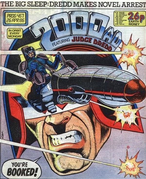 2000 AD #467 cover