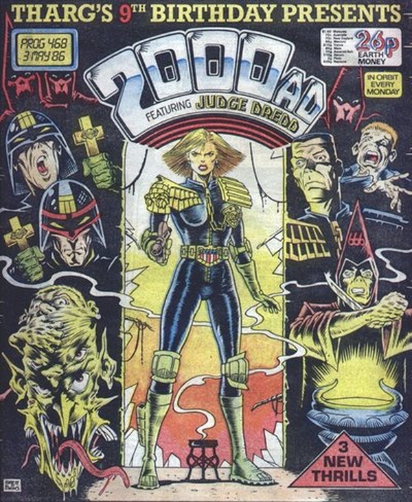2000 AD #468 cover