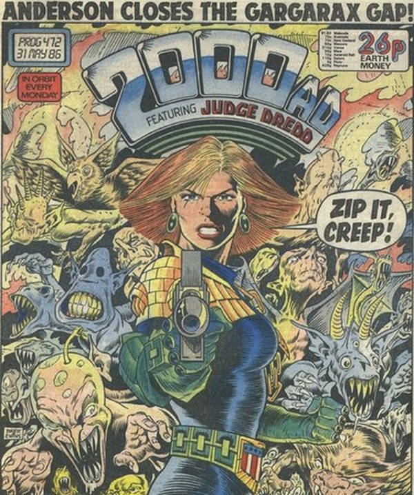 2000 AD #472 cover