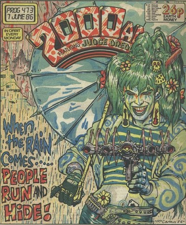 2000 AD #473 cover