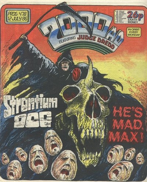 2000 AD #478 cover