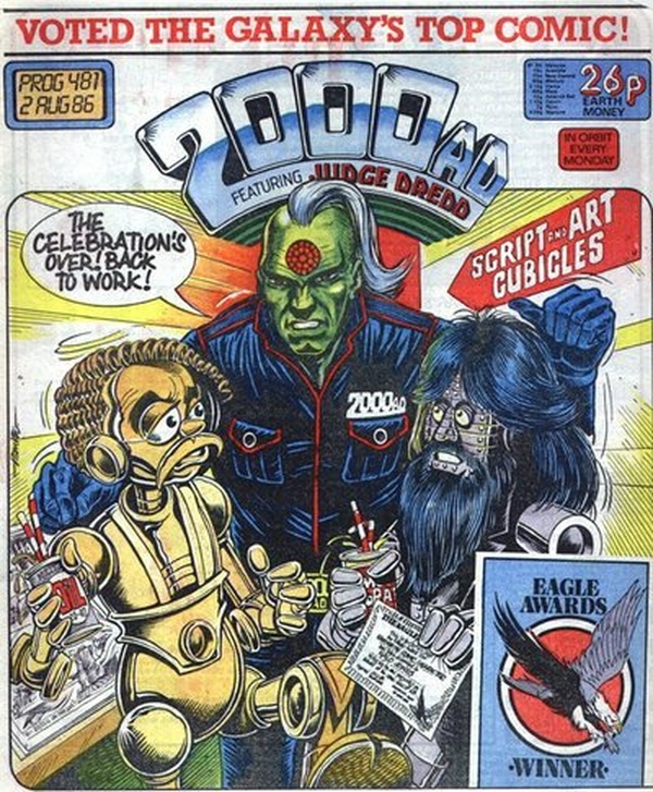 2000 AD #481 cover