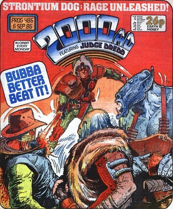 2000 AD #486 cover