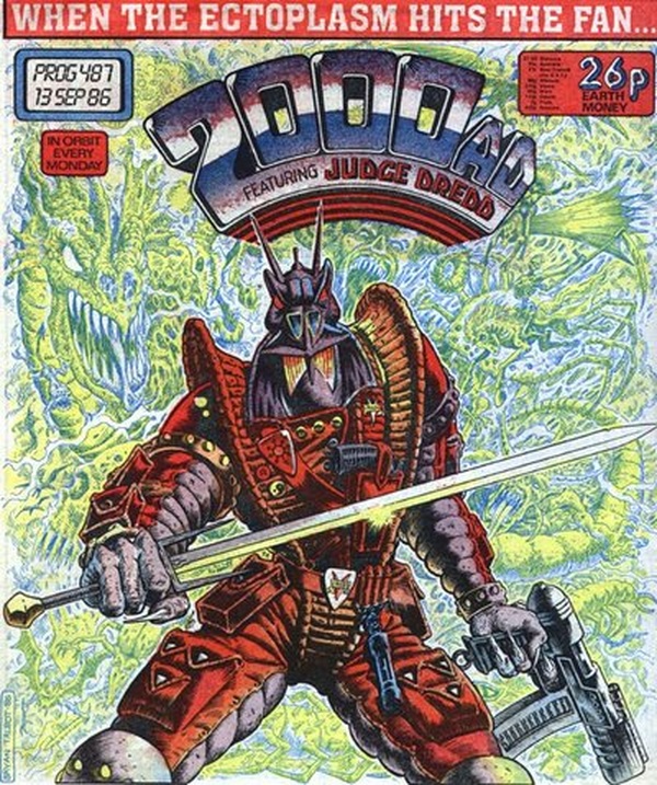 2000 AD #487 cover