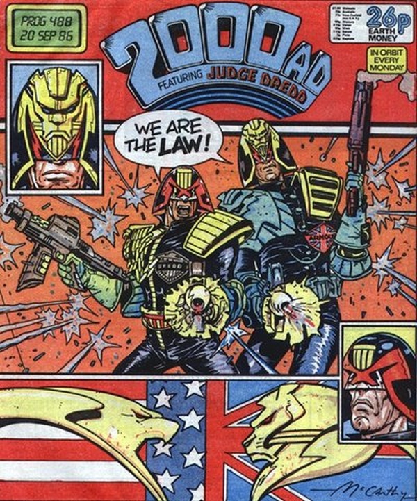 2000 AD #488 cover